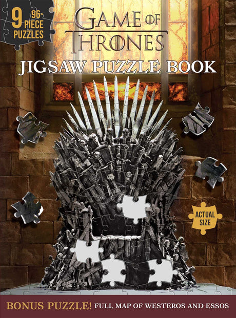 Game of Thrones Jigsaw Puzzle Book (Jigsaw Puzzle Books) WoodArtSupply