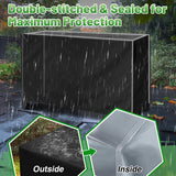 PAMASE Outdoor Dining Cart Cover - 54"L*23"W*35"H Grill Covers for Keter Unity XL Portable Cabinet Bar, Heavy Duty Waterproof BBQ Food Prep Table Serving Worktable Metal Movable Station PAMASE