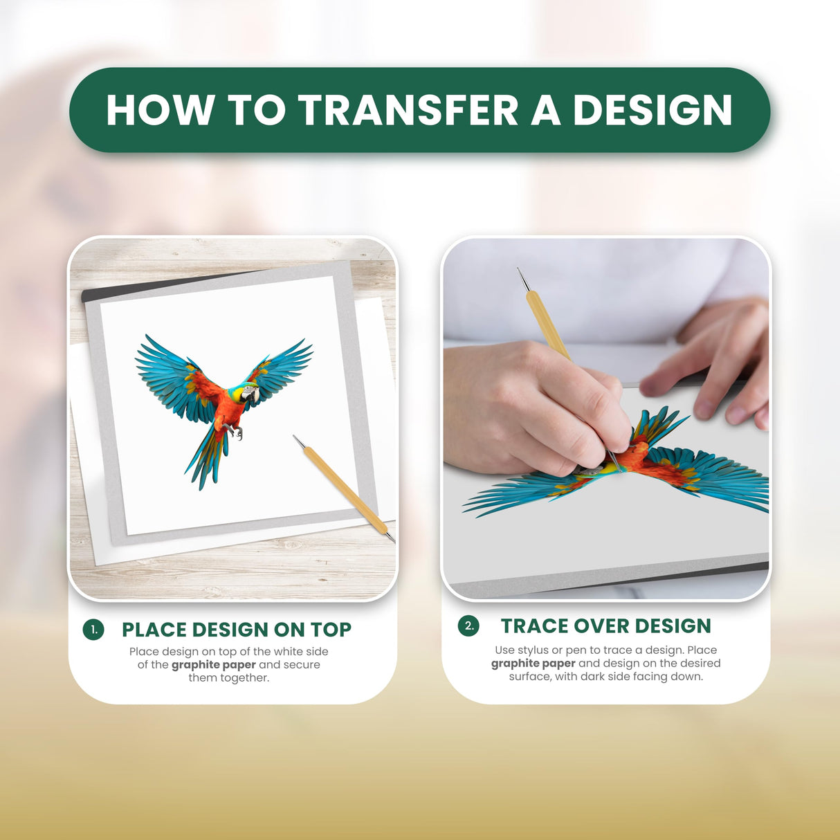 MyArtscape Graphite Transfer Paper, 20 Black Sheets - Wax Free - Erasable - Smudge-Free - Ideal for Drawing, Tracing and Watercolor Transfer - Premium Arts and Crafts Supplies MyArtscape