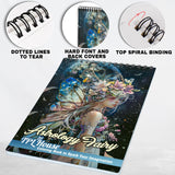 TPLHOUSE Astrology Fairy Coloring Book Spiral Bound for Adults and Teen Girls, Premium Cover, 30 Astrological Coloring Pages of Cosmic Fairies for Stress Relief and Relaxation TPLHOUSE