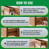 HONKID Wood Lubricant, 7OZ Drawer Wax Wood Lubricant Multi-Purpose Wax for Drawers, Doors, & Windows, Reduce Noise, Restore Antique Furniture, Non-Toxic and odorless, Door Hinge Lubricant HONKID