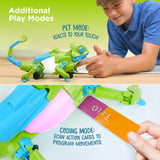 Thames & Kosmos My Robotic Pet: Coding Chameleon STEM Building & Experiment Kit | Color-Sensing Coding Robot for Boys & Girls Ages 8+, Screen-Free Educational Fun, Robotic Reptile with 3 Play Modes Thames & Kosmos