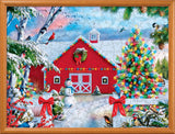MasterPieces 300 Piece EZ Grip Jigsaw Puzzle - Country Christmas - 18"x24" Masterpieces
