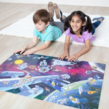 Melissa & Doug Outer Space Glow-in-the-Dark Cardboard Jigsaw Floor Puzzle – 48 Pieces, for Boys and Girls 3+ - FSC Certified Melissa & Doug