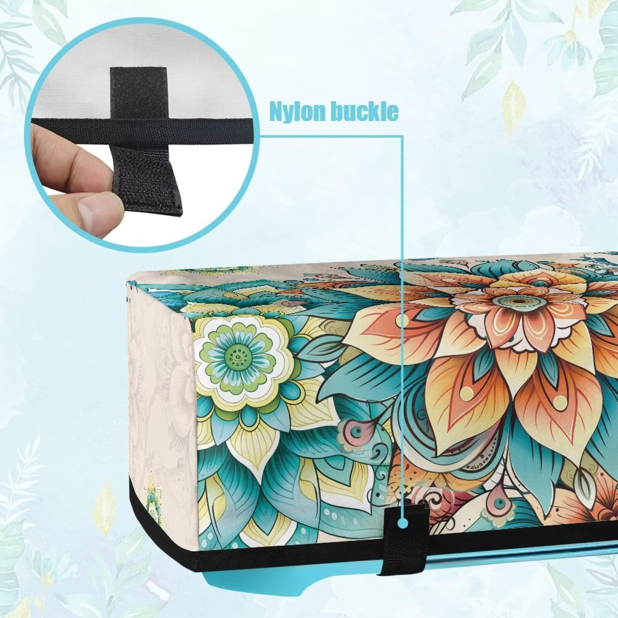 Binienty Dragonfly Dust Cover Compatible with Cricut Maker 3, Explore Air 2, Cricut Explore 3 Machine,Boho Flower Cutting Machine Covers with Pockets Die-Cut Tools & Accessories Binienty