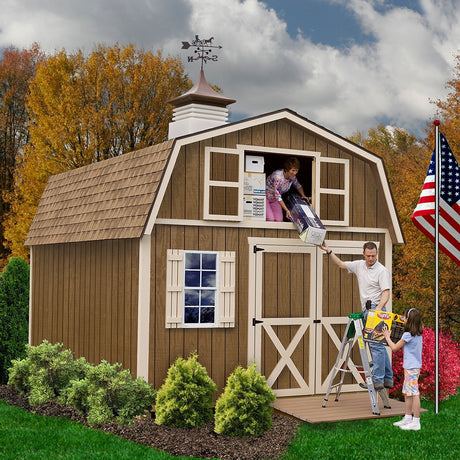 Best Barns Millcreek 12' X 20' Wood Shed Kit Best Barns Inc.