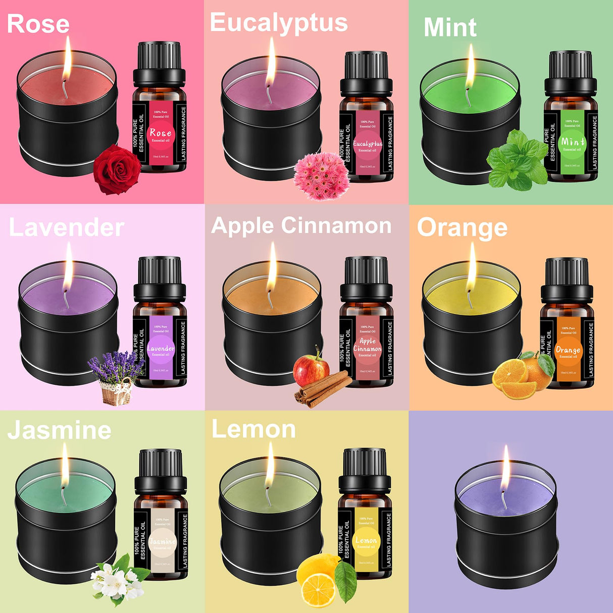 Complete Candle Making Kit With Wax Melter, Candle Making Supplies, DIY Arts&Crafts Kits Gift For Adults,Beginners,Including Bees Wax,500w Electric Stove,Wicks,Rich Scents,Wick Clips,Pouring Pot Etc. Haccah