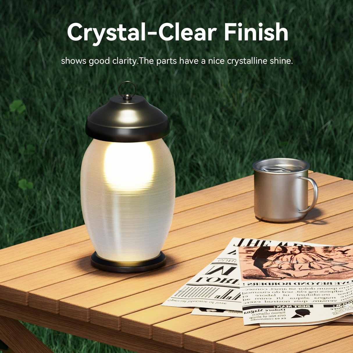 Creality Hyper PC Filament for 3D Printing, 3D Printer Filament with High Heat Resistance, Crystal-Clear, Easy to Print, Less Warping Creality