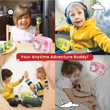 WonderBuddy Kids Story Box Audio Player, 500+ Preloaded Stories & Rhymes with Storybook DIY Art Kit, Voice Recorder, Content Upgrade, Bluetooth, Birthday Gift for Girls 3+ Years- Unicorn WonderBuddy