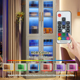 NicBex Shoe Cabinet with Acrylic Doors, Freestanding Shoe Storage Cabinet with LED Lights, Modern Tall Shoes Rack Organizer for Entryway, Living Room, Gray NicBex