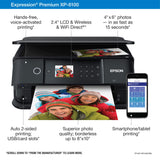 Epson Expression Premium XP-6100 Wireless Color Photo Printer with Scanner and Copier, Black, Medium Epson