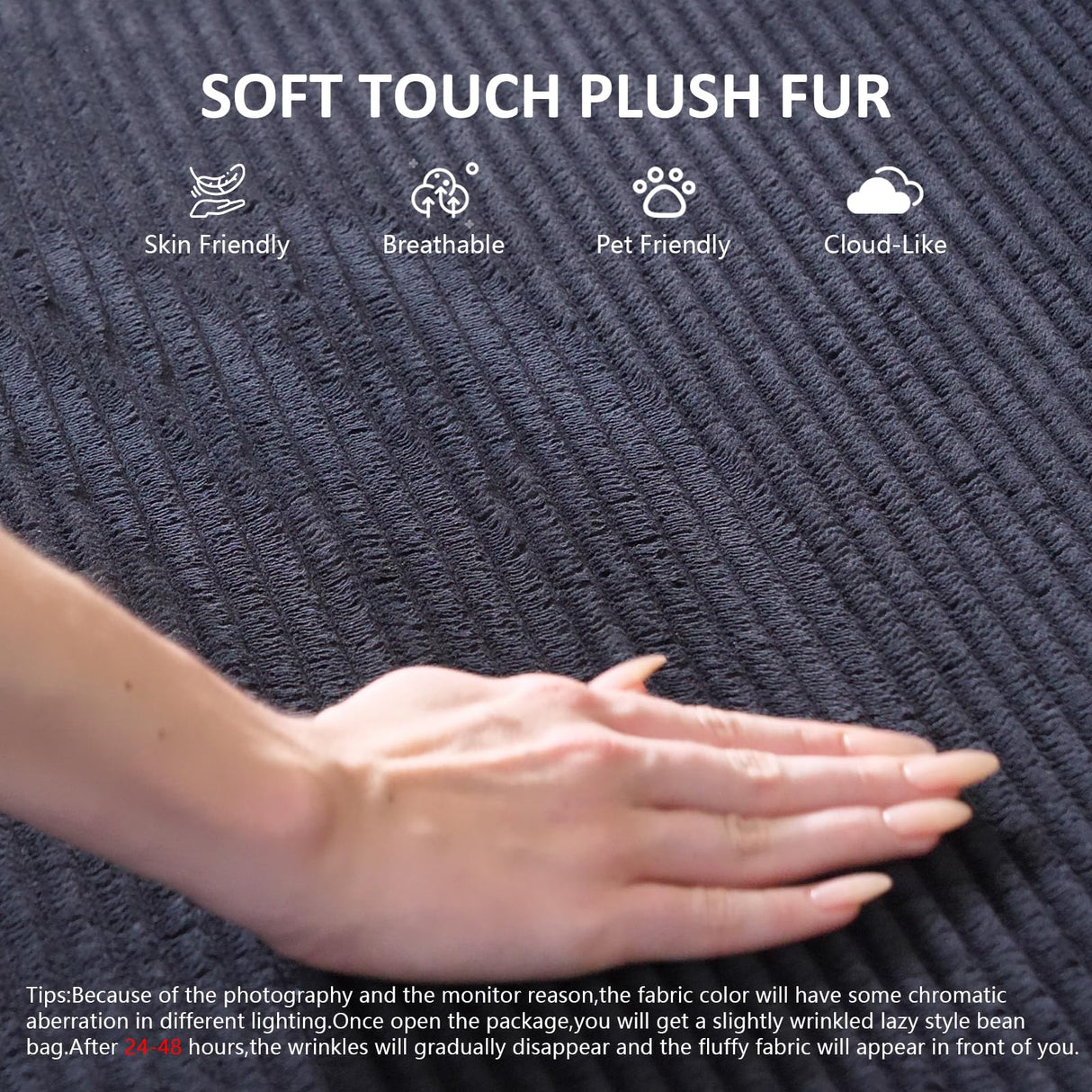 L-Shape Modular Sectional Sofa 108" — Cloud Couch Style 4-Seat Oversized Upholstered Sectional for Living Spaces No-Assembly WHGBJA