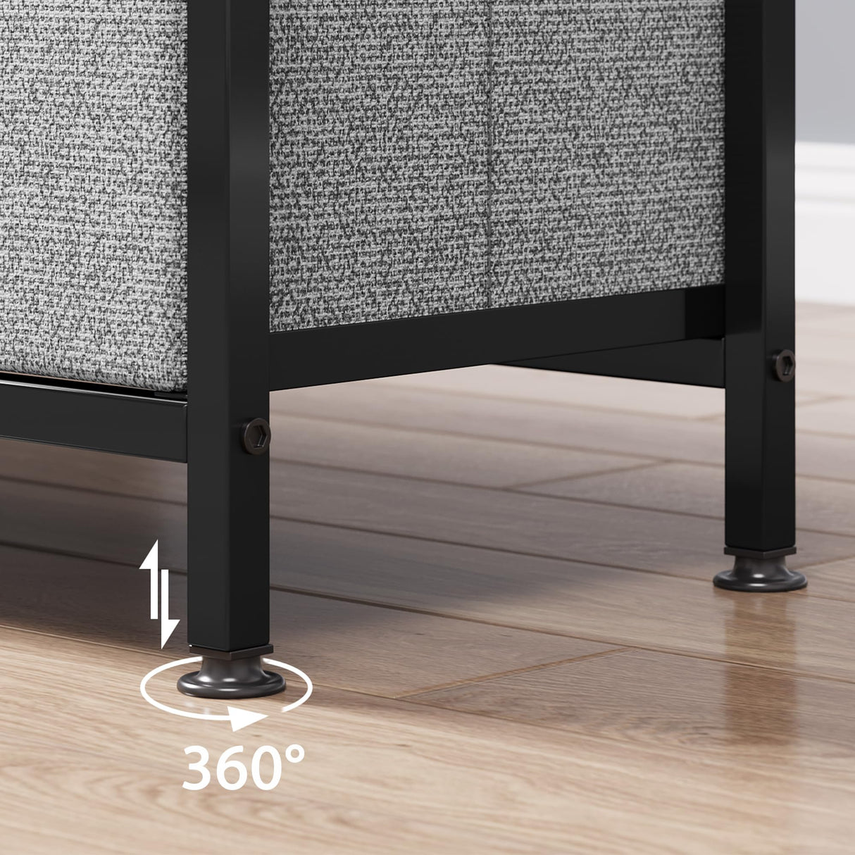 IDEALHOUSE Dresser TV Stand, Entertainment Center with Storage, 50 Inch TV Stand for Bedroom Small TV Stand Dresser with Drawers and Shelves, TV & Media Console Table Furniture for Living Room, Grey IDEALHOUSE