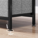 IDEALHOUSE Dresser TV Stand, Entertainment Center with Storage, 50 Inch TV Stand for Bedroom Small TV Stand Dresser with Drawers and Shelves, TV & Media Console Table Furniture for Living Room, Grey IDEALHOUSE