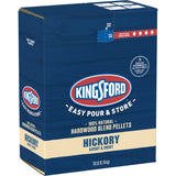 Kingsford 100% Natural Hickory Hardwood Blend Pellets - For All BBQ Grills & Smokers, 18 lbs Kingsford