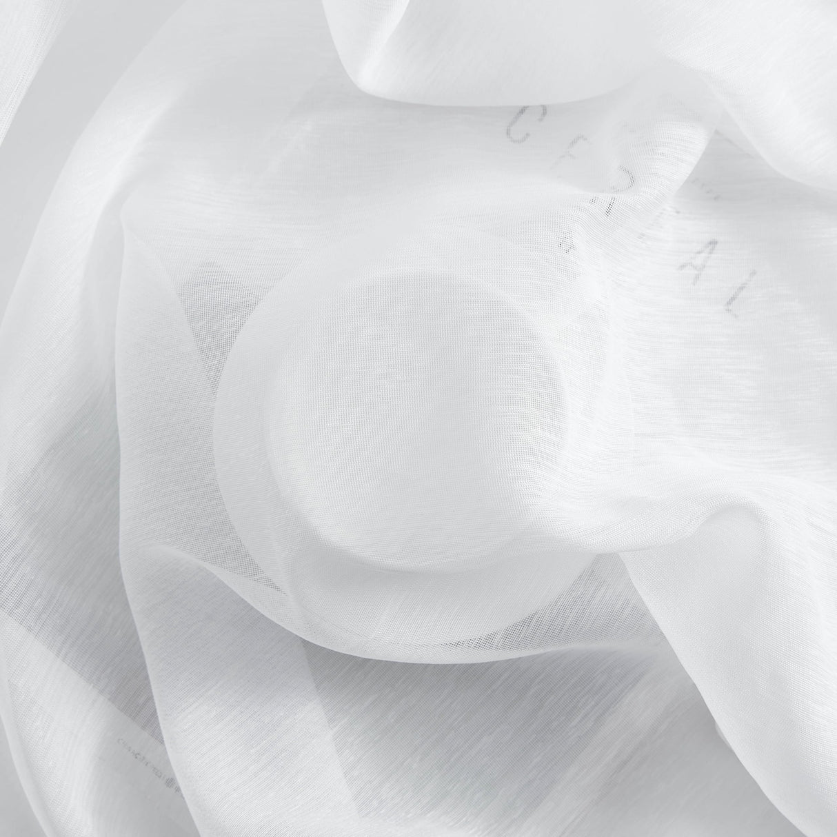 HLC.ME 2 Piece Semi Sheer Voile Window Treatment Curtain Grommet Panels for Bedroom (54" W x 108" L, White) HLC.ME