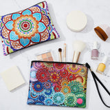 Geyoga 4 Pcs Mandala Diamond Painting Handbag Elegant 5d DIY Diamond Bags Zipper Special Shaped Handmade Purses for Women Art Craft Gift Geyoga