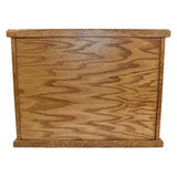 DutchCrafters Amish USA Made Solid Wood Countertop Bread Box with Drawer, Bread Holder for Kitchen Counter, Large Bread Box for Kitchen Countertop (Oak - Medium Walnut) DutchCrafters