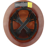 Dynamic WolfJaw Fiberglass Full Brim Hard Hat with Wheel Ratchet Dynamic WolfJaw