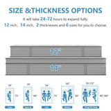 Twin Mattress 14 inch, Medium Firm Hybrid Mattresses with Cooling Gel Memory Foam, Independent Spring for Motion Isolation, Twin Mattress in a Box, Pressure Relief & Upgraded Support, CertiPUR-US Pamag pieeoo