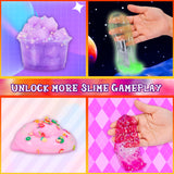 Unicorn Slime Making Kit for Girls - DIY Fluffy Slime Creation Kit with Super Birthday Party Favors Carolart