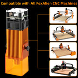 FoxAlien Fixed-focus FA40W Engraver Module Class 4 450nm PWM TTL for FoxAlien Masuter 4040, Masuter Pro, 4040-XE, WM3020, XE-PRO, Vasto Series CNC Engraving Machine (10000mW Optical Output) FoxAlien