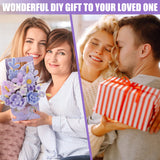 ERNTRNL Pipe Cleaners Craft - Pipe Cleaners Flower Making Kit, Pipecleaners Craft Kit, DIY Flower Bouquet Kit, Pipe Cleaners Bulk for Crafts Art Project Activity ERNTRNL