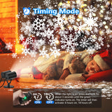 2025 Upgraded Double Head Christmas Snowflake Projector Lights Outdoor, Timing Mode, IP65 Waterproof, 360°Roating LED Christmas Lights, for Xmas Holiday Party Christmas Decoration, Indoor, Houses Kitloo