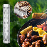 Loveerct Pellet Smoker Tube 12in Stainless Steel BBQ Smoke Tube for Hot or Cold Smoking 5 Hours of Billowing smoke,Stainless Steel Pellet Smoker Tube for All Grill or Smoke Tube for Pellet Smoker LOVEERCT