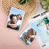 Framendino, 12 Pack Sublimation Work Card Holder Leather Blank Badge Holders Rectangle ID Card Holders DIY Crafts Framendino