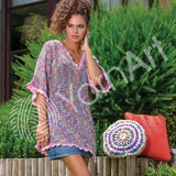 YarnArt Jeans Tropical – Variegated Cotton Acrylic Blend Yarn, 50g (1.76 oz), 174 yds – Soft, Durable & Lightweight Fine Yarn for Amigurumi, Crochet, Knitting & DIY Projects (612) YarnArt