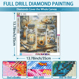 TOPMCYSG Faith,Hope,Love Diamond Art Kits for Adults,Inspirational 5D Diamond Painting Kits for Beginners,DIY Paint with Round Full Drill Diamond Dots Gem Painting for Adults,Home Decor 13.78x13.78 in TOPMCYSG