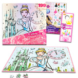 Cinderella Puzzle Set - Bundle with 199 Pc Cinderella Jigsaw Puzzle Plus Tattoos, More | Disney Princess Cinderella Puzzle for Teens, Adults Disney