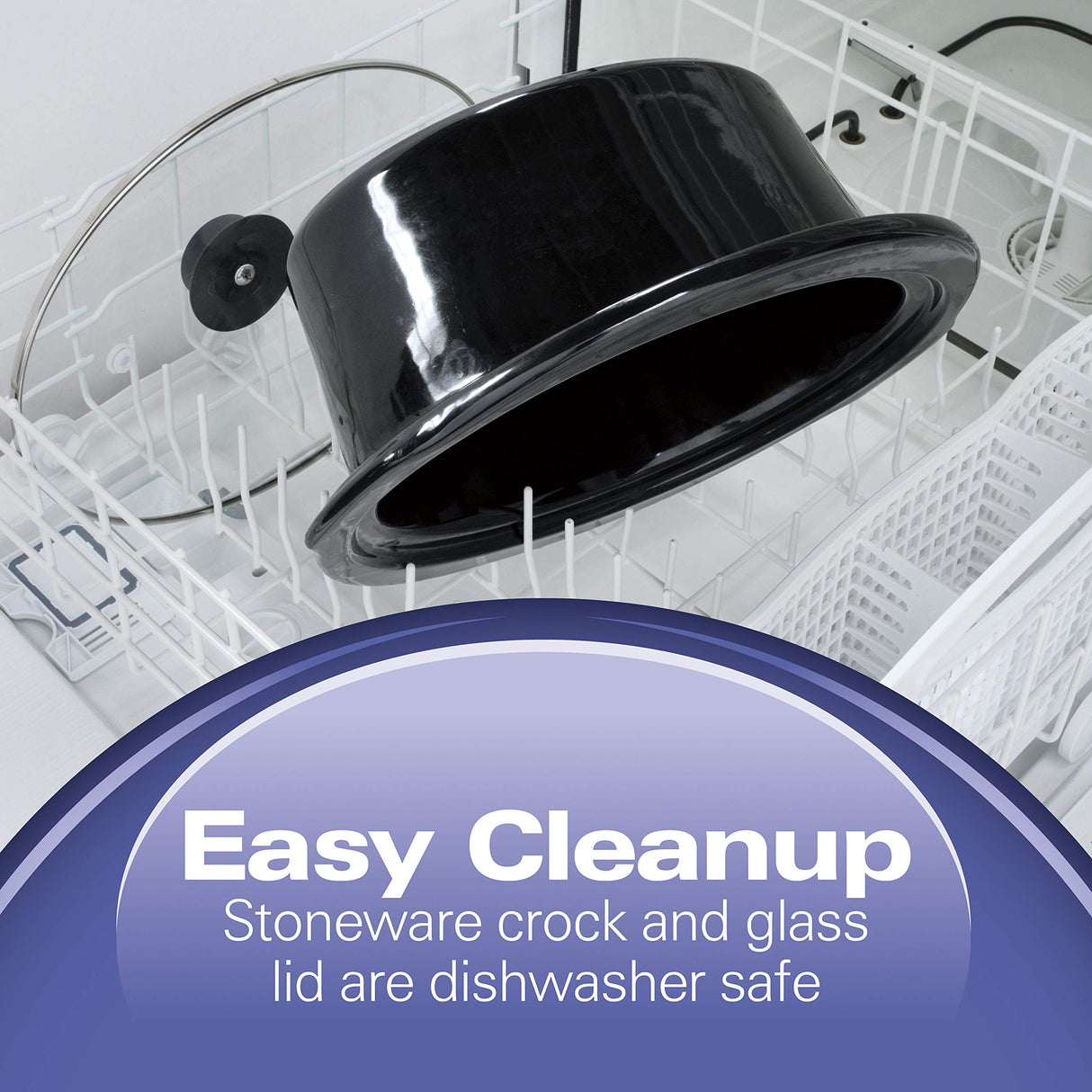 Hamilton Beach 33861 Portable Programmable Slow Cooker, Dishwasher Safe Crock, 6 Qt, FlexCook Dual Digital Timer/2 Heat Settings, Lid Lock for Easy Travel, Silver Hamilton Beach