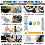 HOTEEL 10x20 Pop up Canopy Tent for Parties, Heavy Duty Easy Setup Tent with 6 Sidewalls, Outdoor Commercial Instant Gazebo for Wedding Event, with Roller Bag & Sand Bags, Grey(Hexagonal Frame) Hoteel