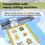 KOALA Sublimation Sticker Paper 100% Transparent Waterproof Vinyl 8.5x11 inch 25 Sheets, Quick Dry Vivid Colors Holds Ink well KOALA PAPER