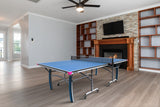 Butterfly Active 19 Table Tennis Table - Height Adjustable Legs Ensure A Level Surface - Quick Assembly - USATT Approved - Regulation 6" Net Included - Offers Playback Position Butterfly