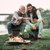 NUU GARDEN Outdoor 2 Piece Outdoor Patio Ottoman, All Weather Rattan Wicker Ottoman Seat, Outdoor Footstool Footrest Seat with Removable Cushion, for Patio, Backyard, Side Table, Brown and Beige NUU GARDEN