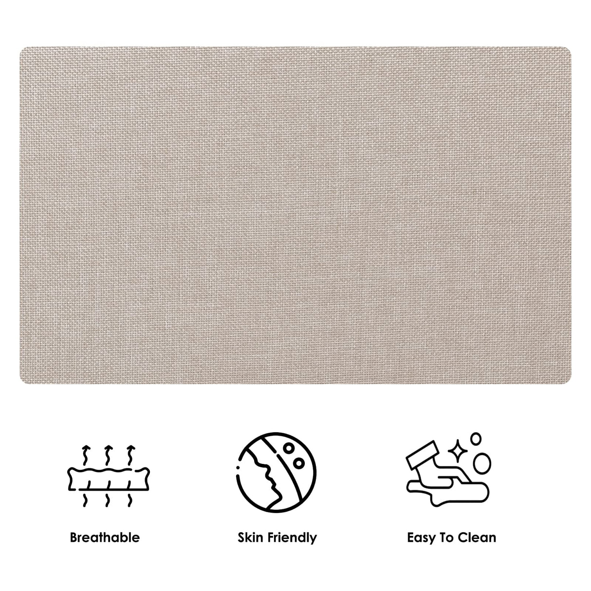 HOSTACK King Size Bed Frame, Linen Fabric Upholstered Platform with Adjustable Headboard, Diamond Tufted Mattress Foundation with Wood Slats, Easy Assembly, No Box Spring Needed, Beige HOSTACK