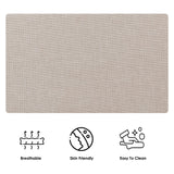 HOSTACK King Size Bed Frame, Linen Fabric Upholstered Platform with Adjustable Headboard, Diamond Tufted Mattress Foundation with Wood Slats, Easy Assembly, No Box Spring Needed, Beige HOSTACK