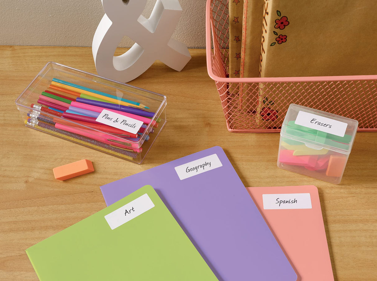 Avery Easy Peel Printable Address Labels with Sure Feed, 1" x 2-5/8", White, 750 Blank Mailing Labels (08160) AVERY