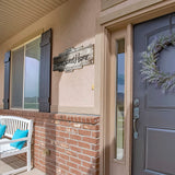 Jetec Home Sweet Home Sign, Rustic Wood , Large Farmhouse Home Plaque Wall Hanging Wooden Sign for Bedroom, Living Room, Wall, Wedding Decor (Gray) Jetec