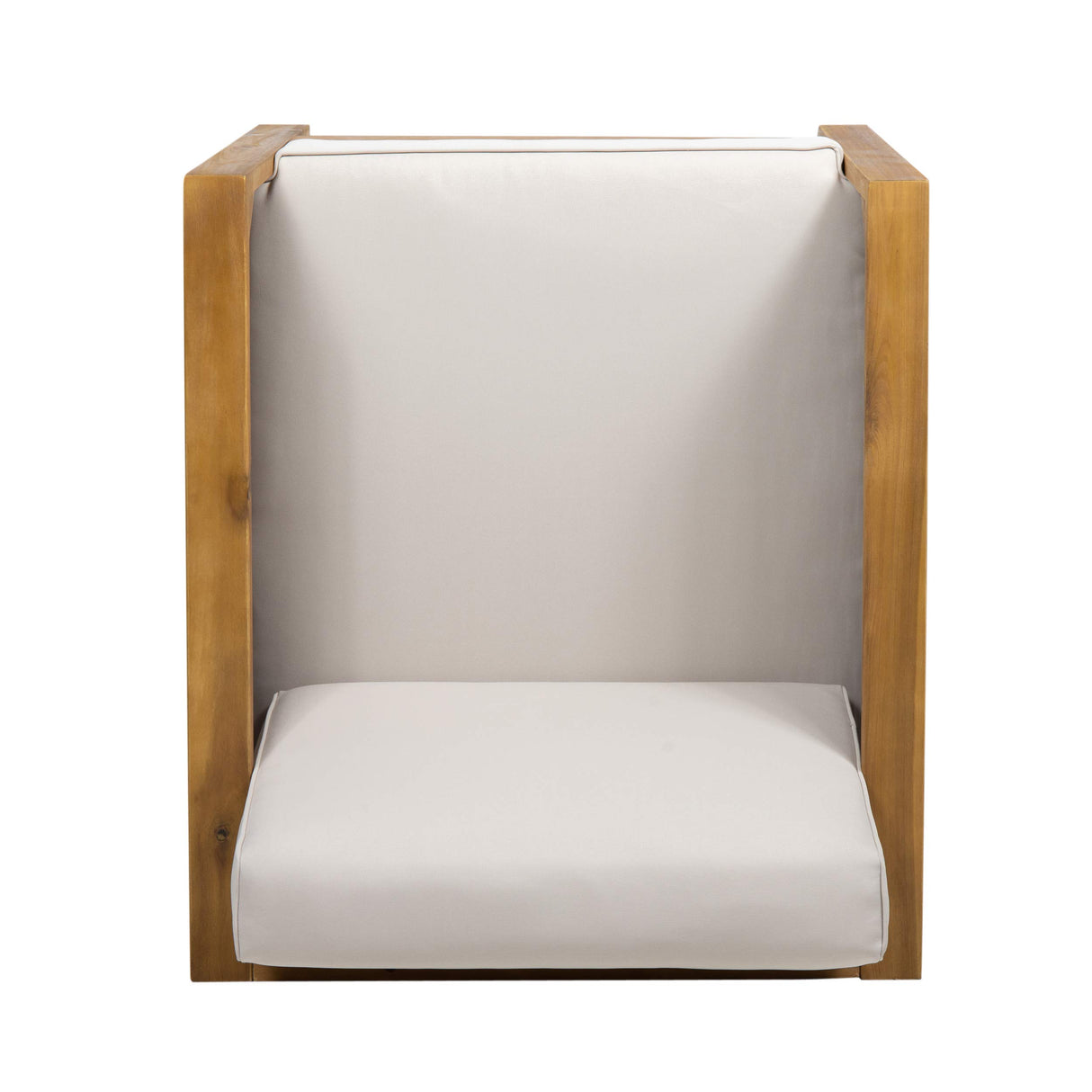 Christopher Knight Home Judith Outdoor Acacia Wood Club Chair with Wicker Accents (Set of 2), Teak Finish + Mixed Brown + Beige Christopher Knight Home