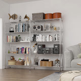 VINGLI 70" W Storage Shelves 1600LBS Heavy Duty Metal Shelving, Upgraded 5 Tier Garage Shelving Unit, Adjustable Wire Shelf for Storage Rack Commercial Pantry Shelf Organizer, 69.8"W × 15.8"D × 71"H VINGLI