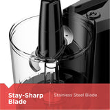 BLACK+DECKER 3-Cup Electric Food Chopper, HC300B, One Touch Pulse, 175W Motor, Stay-Sharp Blade, Dishwasher Safe BLACK+DECKER