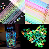 1260 Sheets Luminous Origami Star Paper Strip with 6 Patterns Glow in Dark Folding Stars Paper Lucky Stars Paper for DIY Handmade Crafts Paper Stars Unixing