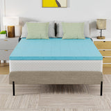 PayLessHere 2 Inch Gel Memory Foam Mattress Topper/Gel Infused Mattress Topper/CertiPUR-US Certified/Easy to Clean, (Full) PayLessHere