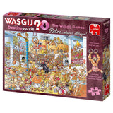 Jumbo, Wasgij, Retro Destiny 4 - The Wasgij Games!, Unique Jigsaw Puzzles for Adults, 1,000 Piece Jumbo