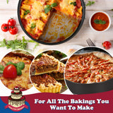 HIWARE 9 Inch Non-stick Cheesecake Pan Springform Pan with Removable Bottom/Leakproof Cake Pan - Black HIWARE