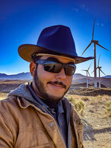 OccuNomix VCB200-06 Vulcan Cowboy Style Hard Hat with Ratchet Suspension, Black, One Size OccuNomix